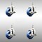 Service Caster 3 Inch 316SS Solid Polyurethane Swivel 12mm Threaded Stem Caster Set Brake SCC-SS316TS20S314-SPUS-TLB-M1215-4 - alternate 1